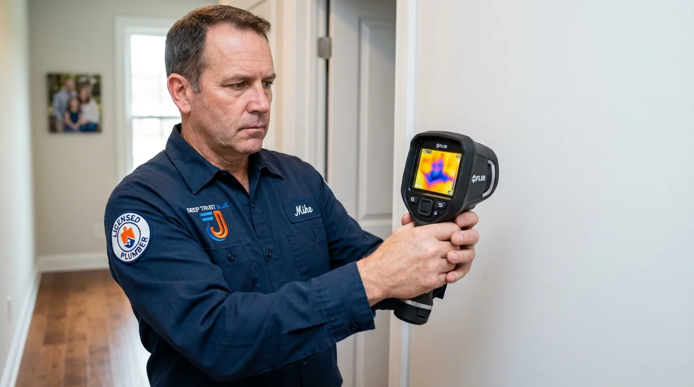 Thermal imaging leak detection by Johns Plumbing LLC in Grove Hill